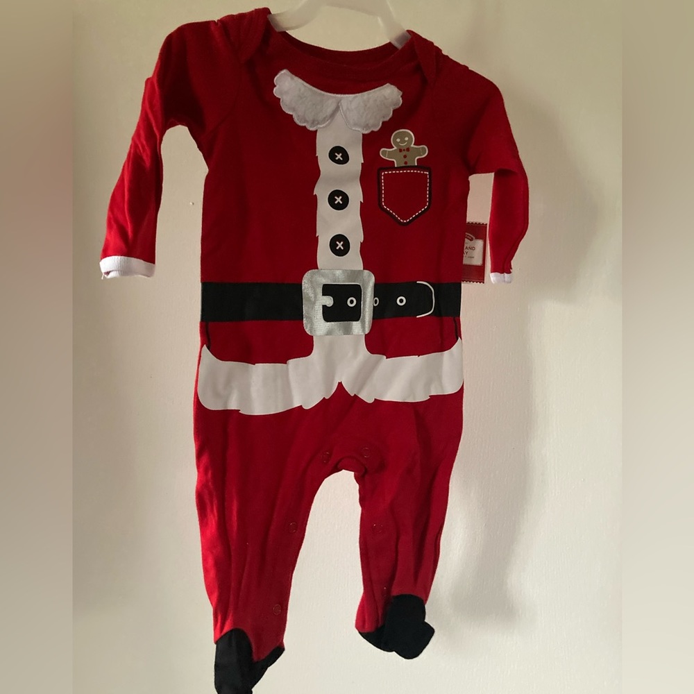Santa one piece 3-6 month